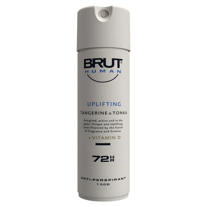 Brut Human Uplifting Anti Perspirant Tangerine and Tonka 130g