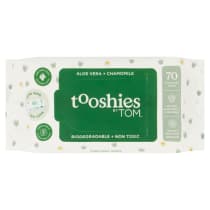 Tooshies ECO Wipes Aloe Vera and Chamomile Baby Wipes 70 Pack