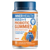 Inner Health Kids 3 in 1 Probiotic Gummies 50 Packs