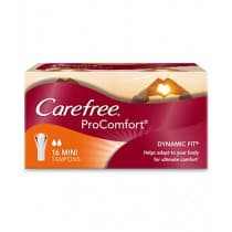 Carefree Procomfort Mini Tampons 16 Pack