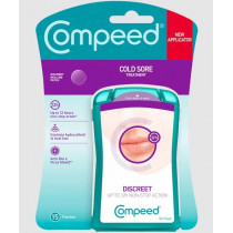 Compeed Invisible Cold Sore Patches 15 Pack