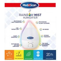 Medescan Rainbow Mist Ultrasonic Cool Mist Humidifier Medescan Rainbow Mist Ultrasonic Cool Mist Humidifier