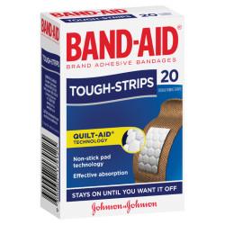 Band Aid Tough Strips Regular 20 Pack