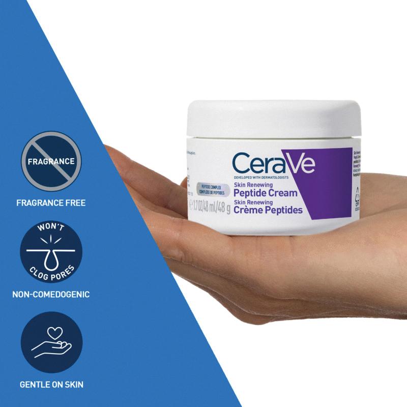 Buy CeraVe Ceramides Skin Renewing Night Cream For Face 48g Online