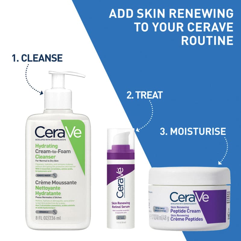 Buy CeraVe Ceramides Skin Renewing Night Cream For Face 48g Online