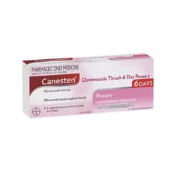 Canesten 6 Day Thrush Treatment Pessary 100mg S3