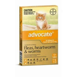 Advocate For Small Cats under 4kg 3 Pack