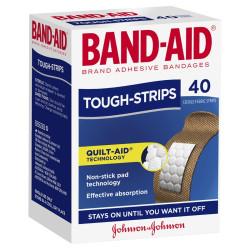 Band Aid Tough Strips Regular 40 Pack