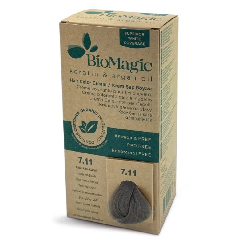 Buy Bio Magic Hair Colour Intense Ash Blonde 7/11 Online at Pharmacy Direct