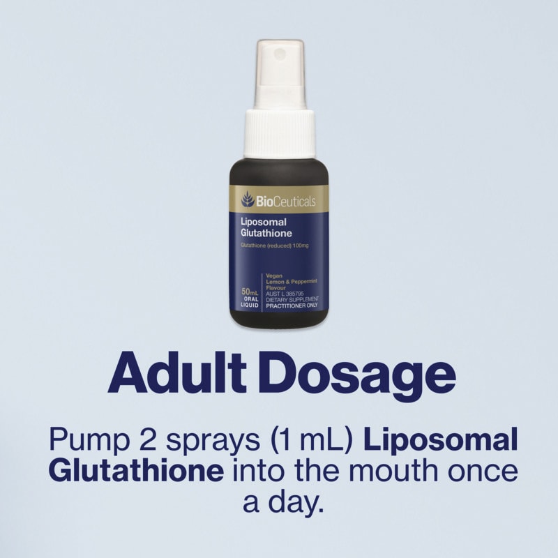 liposomal glutathione 50ml BioCeuticals Liposomal Glutathione 50ml at Pharmacy Direct