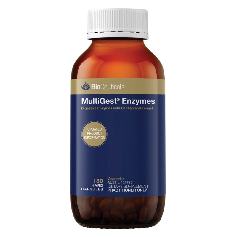 Buy BioCeuticals MultiGest Enzymes Capsules 180 Online at Pharmacy Direct
