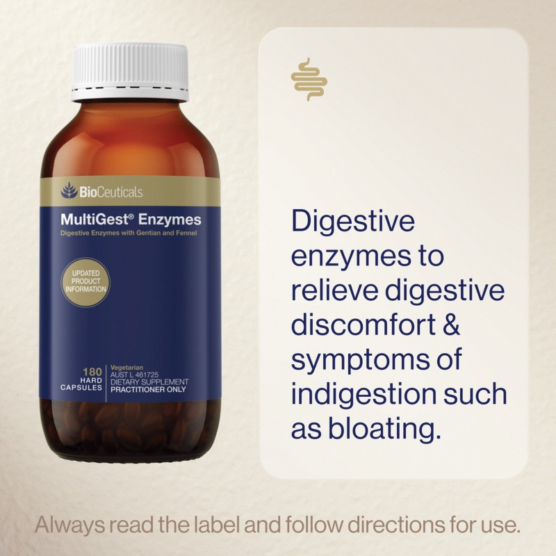 Buy BioCeuticals MultiGest Enzymes Capsules 180 Online at Pharmacy Direct
