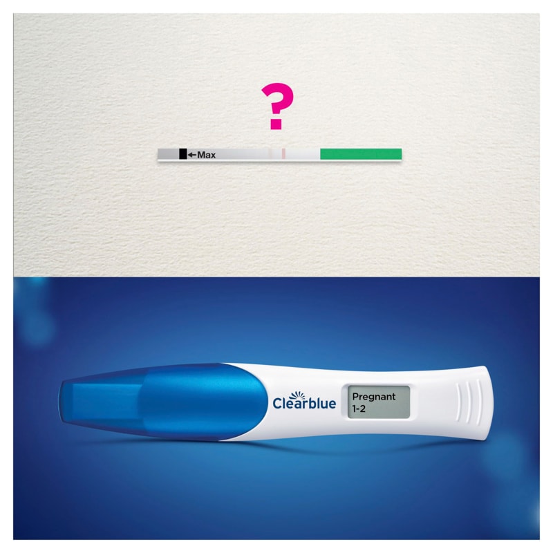 Buy Clearblue Pregnancy Test With Weeks Indicator Digital Test 1 Test ...