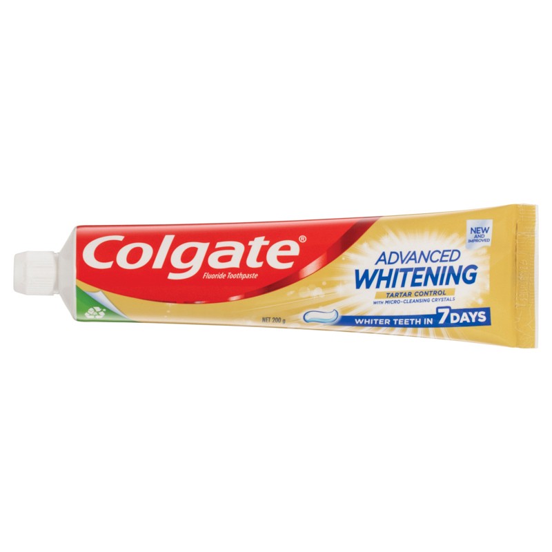 Colgate Tarter Control Toothpaste Buy Colgate Advanced Whitening Tartar Control Toothpaste 200g Online at ...
