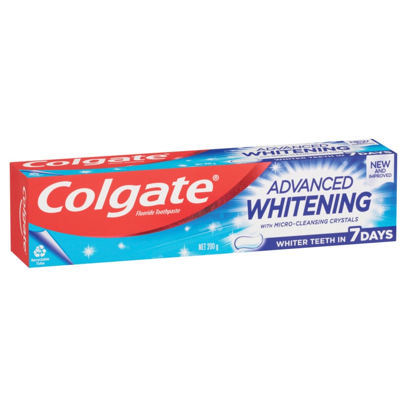 Buy Colgate Advanced Whitening Toothpaste With Micro Cleansing Crystals ...