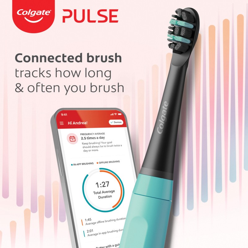 Buy Colgate Pulse Series 1 Connected Rechargeable Deep Clean Electric ...