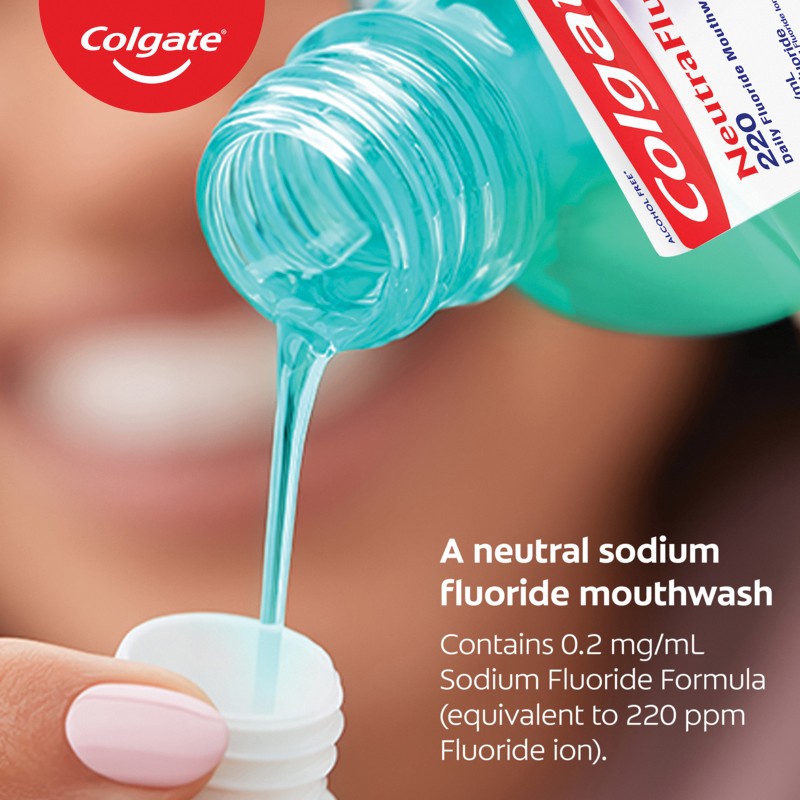 Buy Colgate Neutrafluor 220 Mouth Rinse Alcohol Free Mint 473ml Online ...
