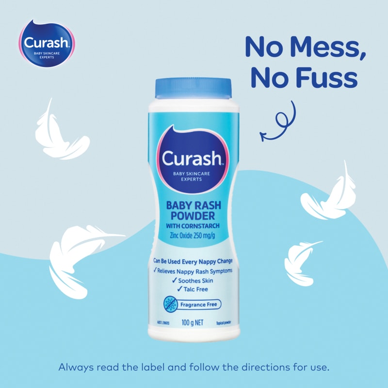 Buy Curash Babycare Anti Rash Baby Powder 100g Online at Pharmacy Direct