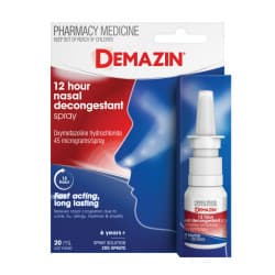 Demazin 12 Hour Nasal Decongestant Spray 20ml
