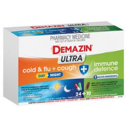 Demazin Ultra Cough Cold and Flu Plus Immune Defence Capsules 34