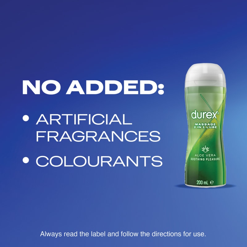 Buy Durex Lubricant Play Aloe Vera 2in1 Massage 200ml Online at Pharmacy  Direct