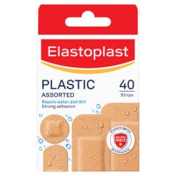 Elastoplast Plastic Assorted Strips 40 Pack