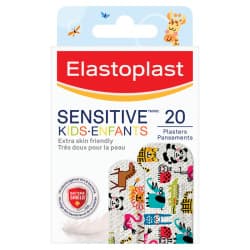 Elastoplast Sensitive Kids Animals 20 Pack