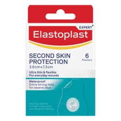 Elastoplast Second Skin Protection Hydrocolloid M/L Plaster 6 Pack
