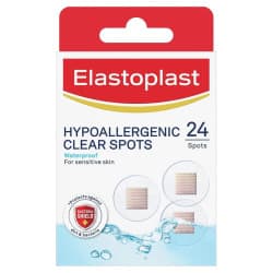 Elastoplast Hypoallergenic Clear Spots 24 Pack