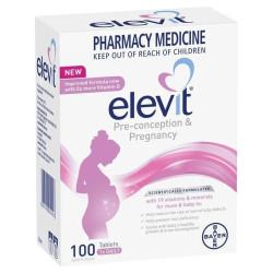 Elevit Pre Conception and Pregnancy Multivitamin 100 Tablets
