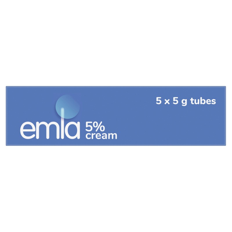 Emla Sticker Buy Emla 5 Percent Cream 5 x 5g With 10 Dressings Online at Pharmacy Direct