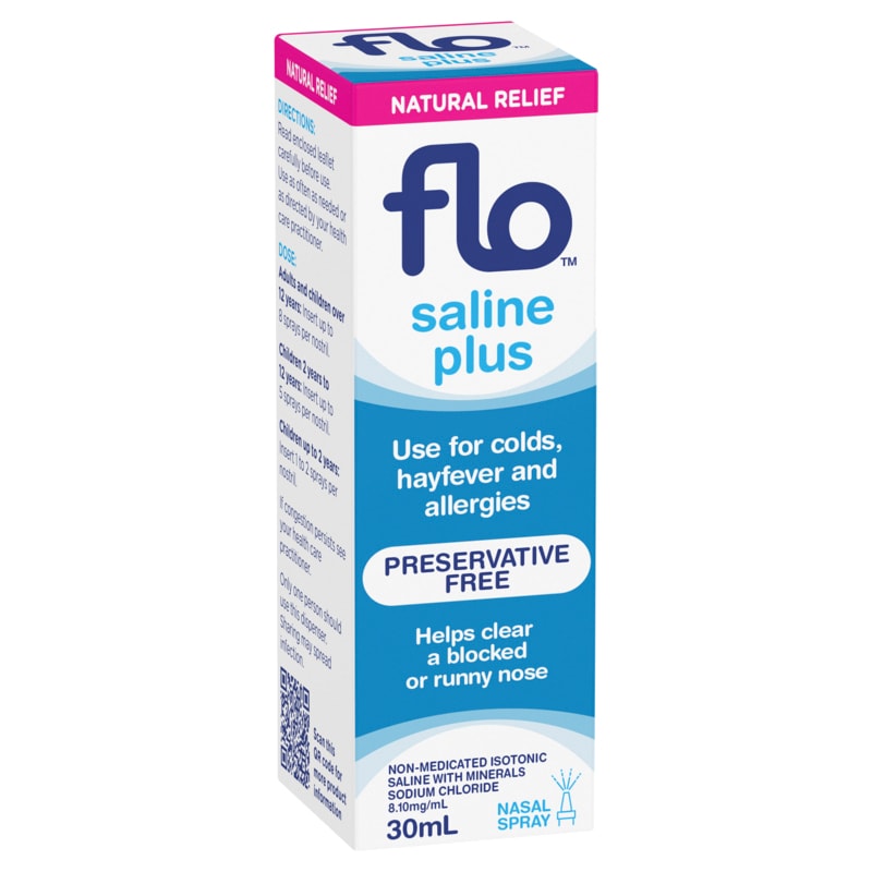 Buy Flo Saline Plus Nasal Spray 30ml Online at Pharmacy Direct