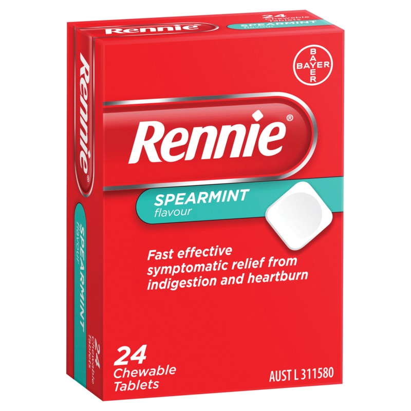 Rennie Ranges Buy Rennie Tabs 24 Online at Pharmacy Direct