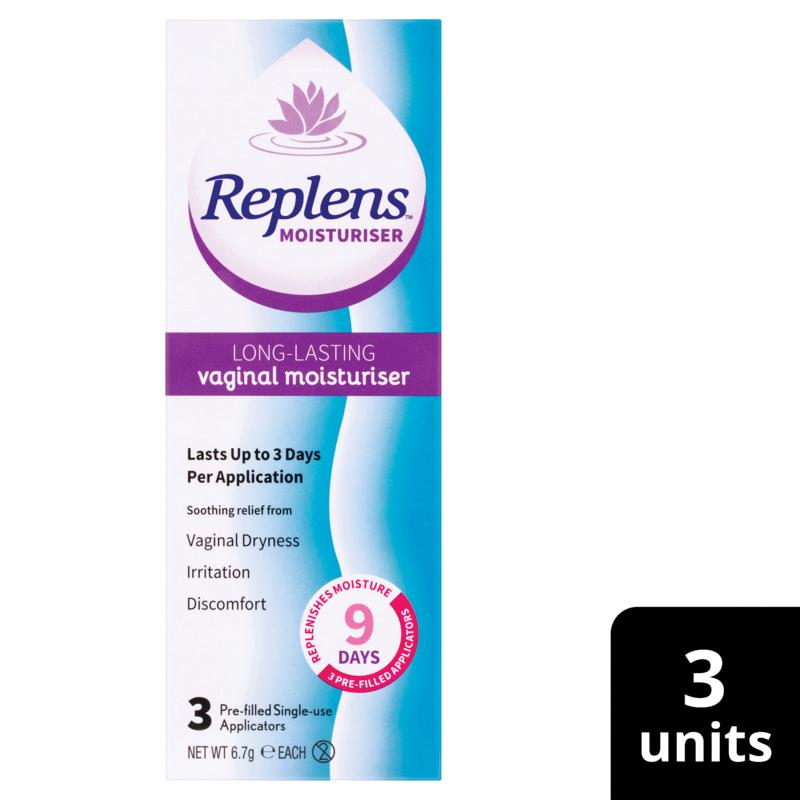 Replens Vaginal Moisturiser 3 Pack - 9310320002747