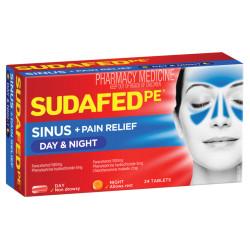 Sudafed PE Sinus Day And Night Tabs 24