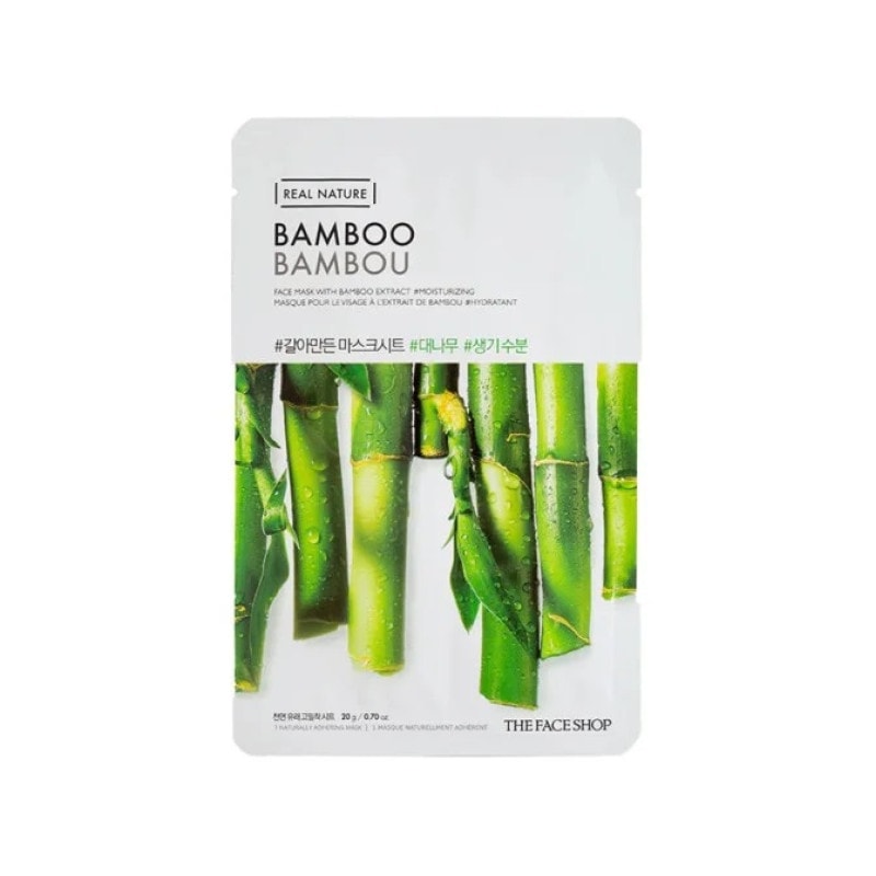 REAL NATURE.BAMBOO FACE MASK