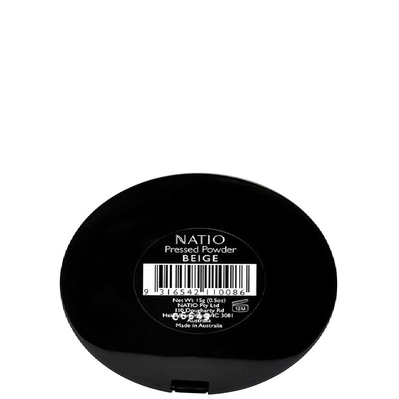 Natio Translucent Powder Natio Pressed Powder Beige 15g - 9316542110086