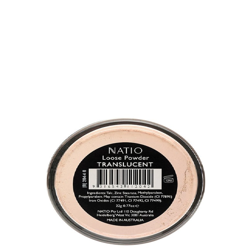 Natio Translucent Powder Buy Natio Loose Powder Translucent 25g Online at Pharmacy Direct