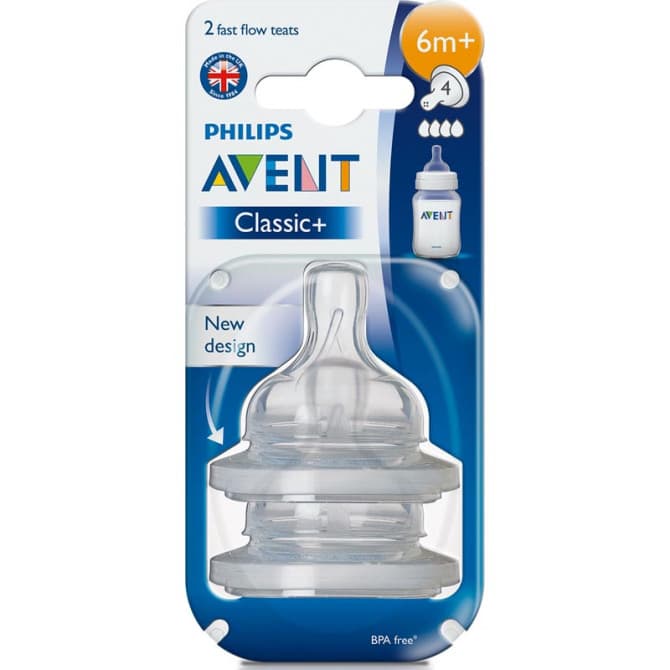 Avent natural hot sale teats 6m+