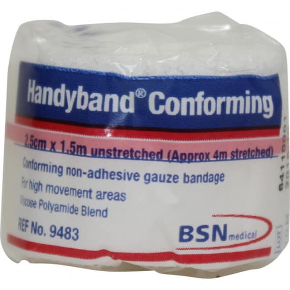 HandyBand Conforming Gauze Bandage 2.5cm x 1.5m
