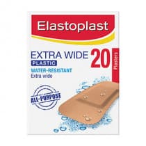 Elastoplast Extra Wide Plastic Strip 20 Pack