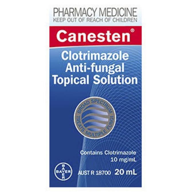 Buy Canesten Topical Solution 20ml Online Pharmacy Direct
