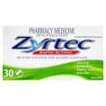 Zyrtec 10mg 30 Tablets