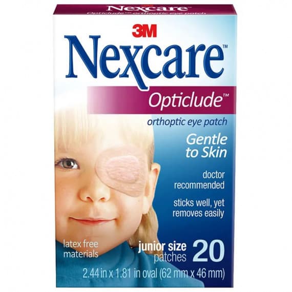 Nexcare Opticlude Orthoptic Eye Patch Junior 20 Pack
