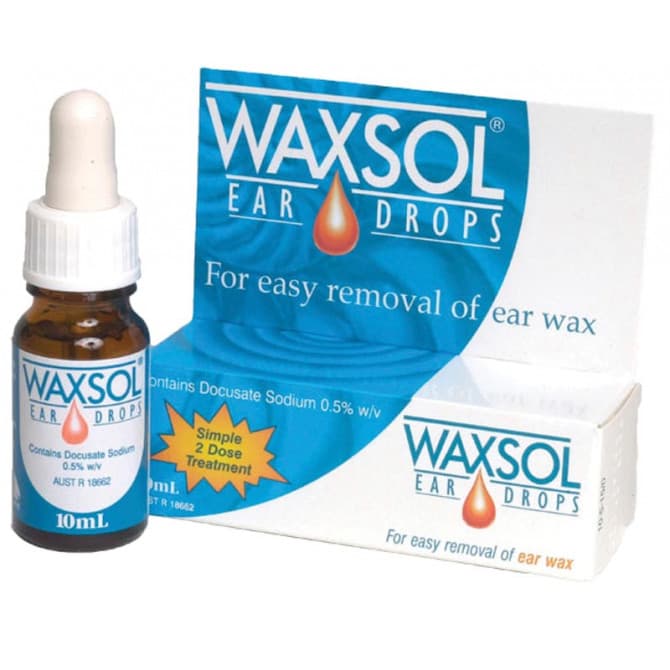 Waxsol Ear Drops 10ml 9346368000049