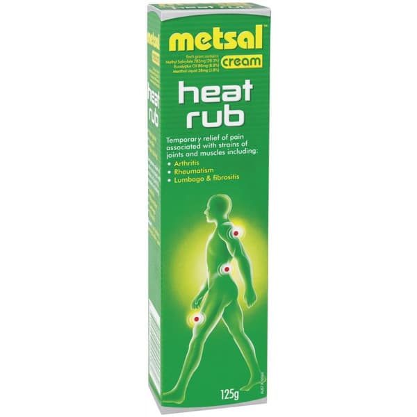 Buy Metsal Cream Heat Rub 125g Online Pharmacy Direct