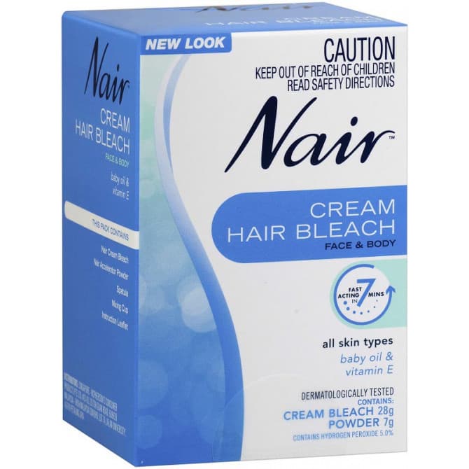 Buy Nair Cream Hair Bleach For Face And Body 35g Online