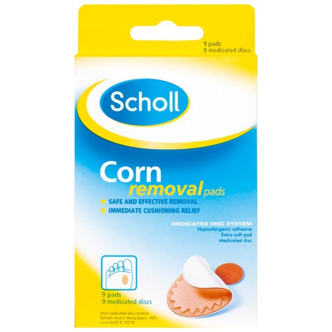 Buy Scholl Corn Removal Pads 9 Medicated Discs Online Pharmacy Direct
