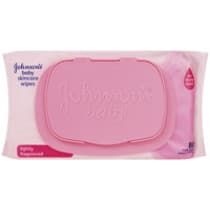 Johnsons Baby Skincare Wipes Lightly Fragranced 80 Wipes