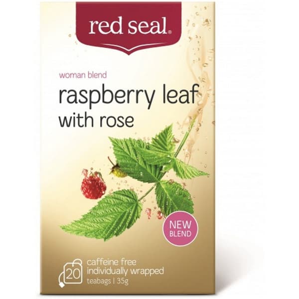 Buy Red Seal Raspberry Leaf Tea with Rose 35g 20 Teabags Online